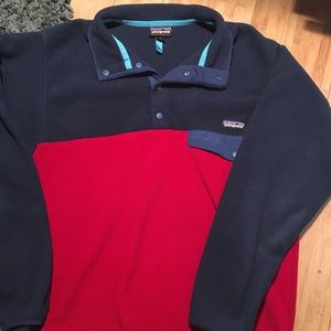 Patagonia 1/4 snap synchilla fleece.